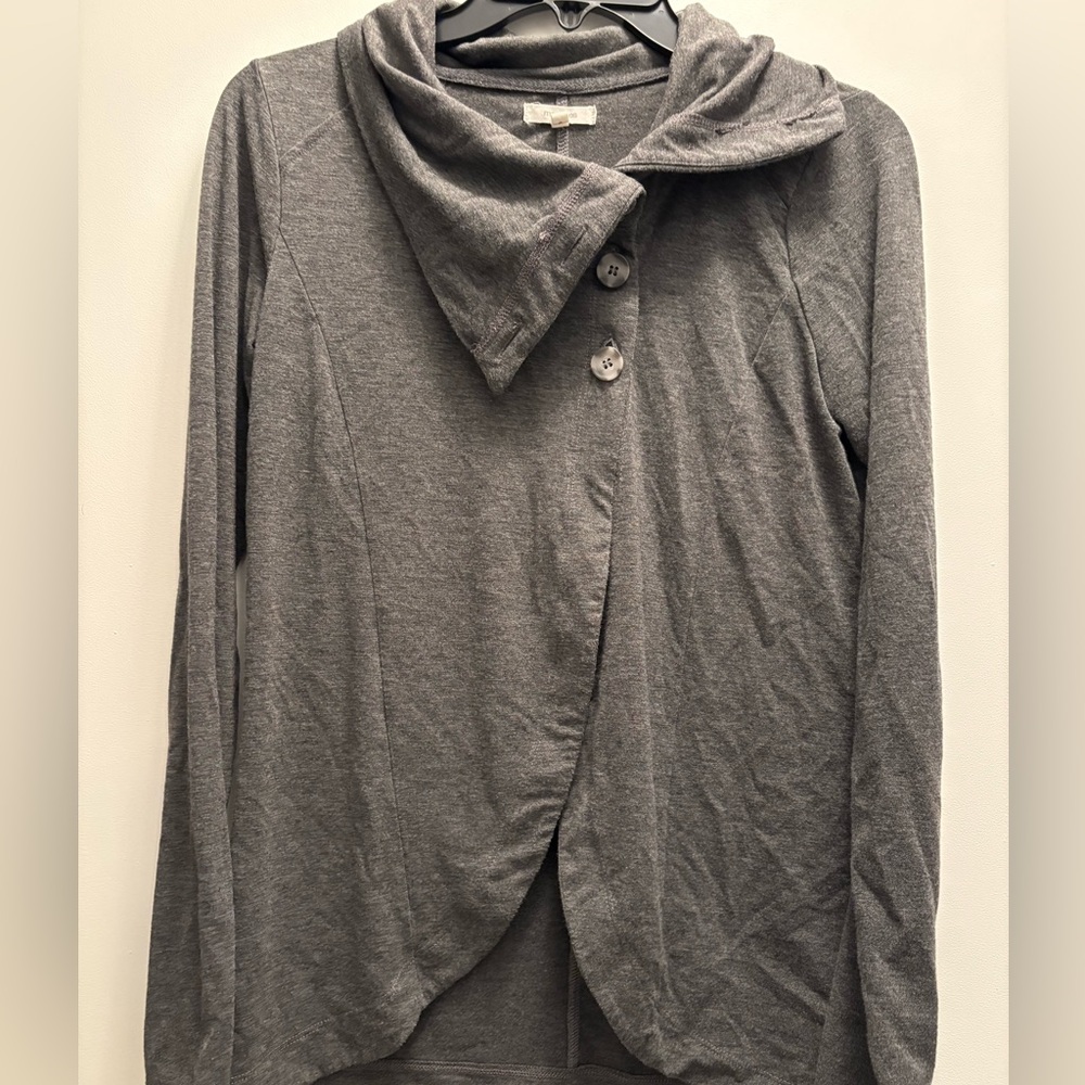 Maurices Charcoal Knit Cardigan